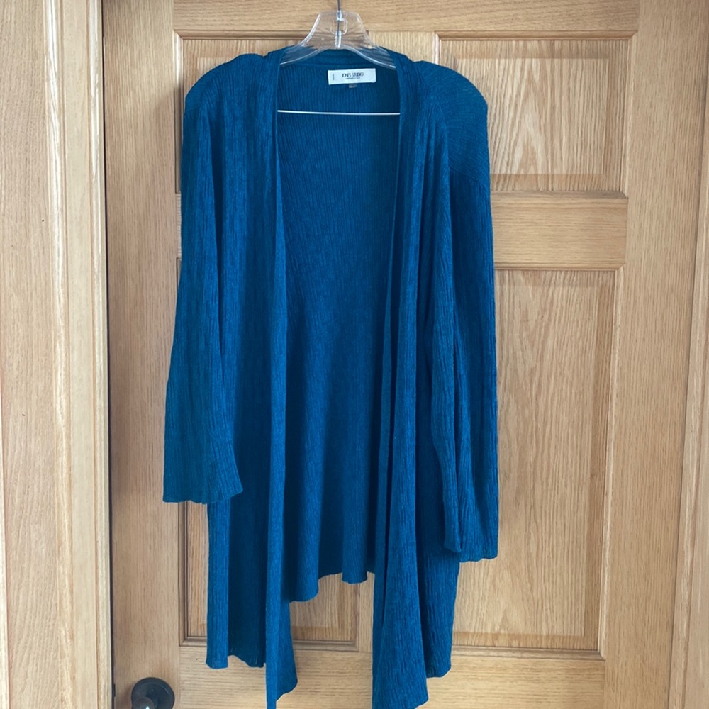Teal Plus size cardigan
